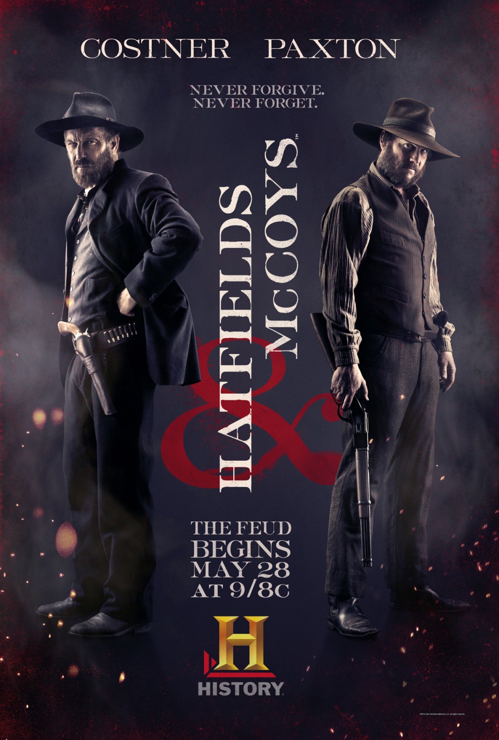 血仇 高清MKV版/海菲茨和麦考伊斯 1-3集/2012 Mini-Series: Hatfields and McCoys 25G